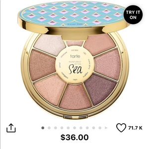 Tarte eyeshadow palette rainforest of the sea